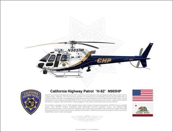 California Highway Patrol Airbus H125 