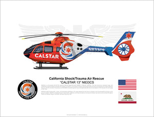 CALSTAR Airbus EC135 'CALSTAR 13' N833CS - Merced