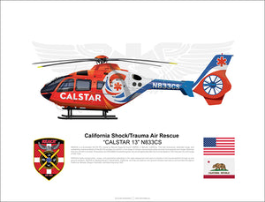 CALSTAR Airbus EC135 'CALSTAR 13' N833CS - Merced