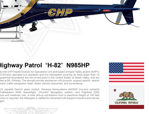 California Highway Patrol Airbus H125 "H-82" N985HP