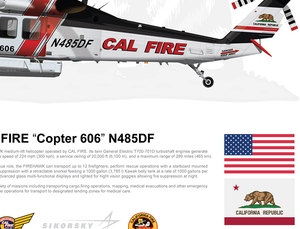 CAL FIRE FIREHAWK "Copter 606" N485DF