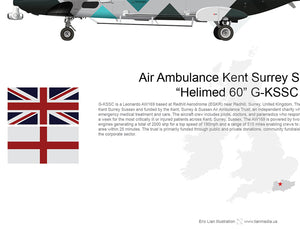 AIR AMBULANCE KENT SURREY SUSSEX  AW169 'HELIMED 60' G-KSSC